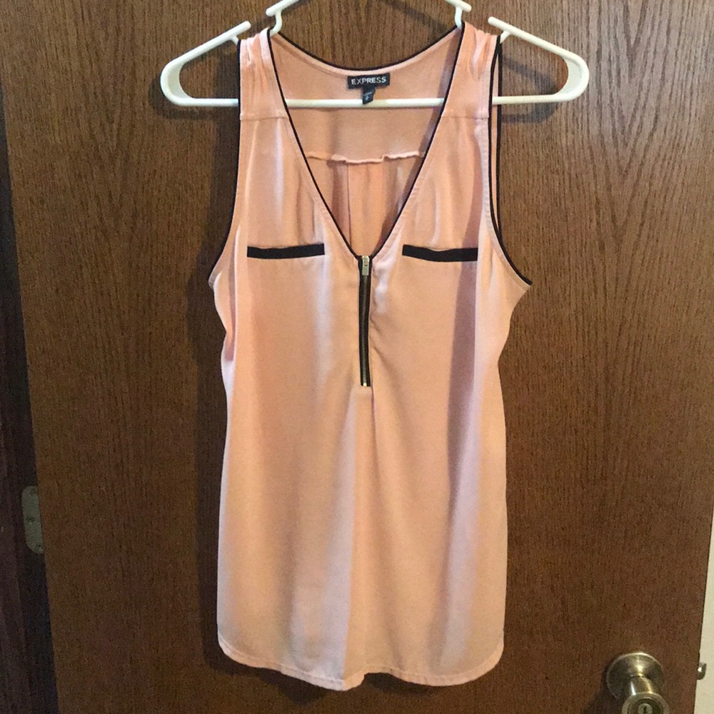 Size M Express zip tank pink